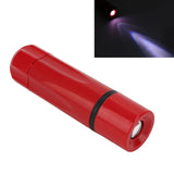 LED Flashlight Wall Mounted High Brightness Battery Powered Small Emergency Flashlight for Hotel Home Red - Extra Image