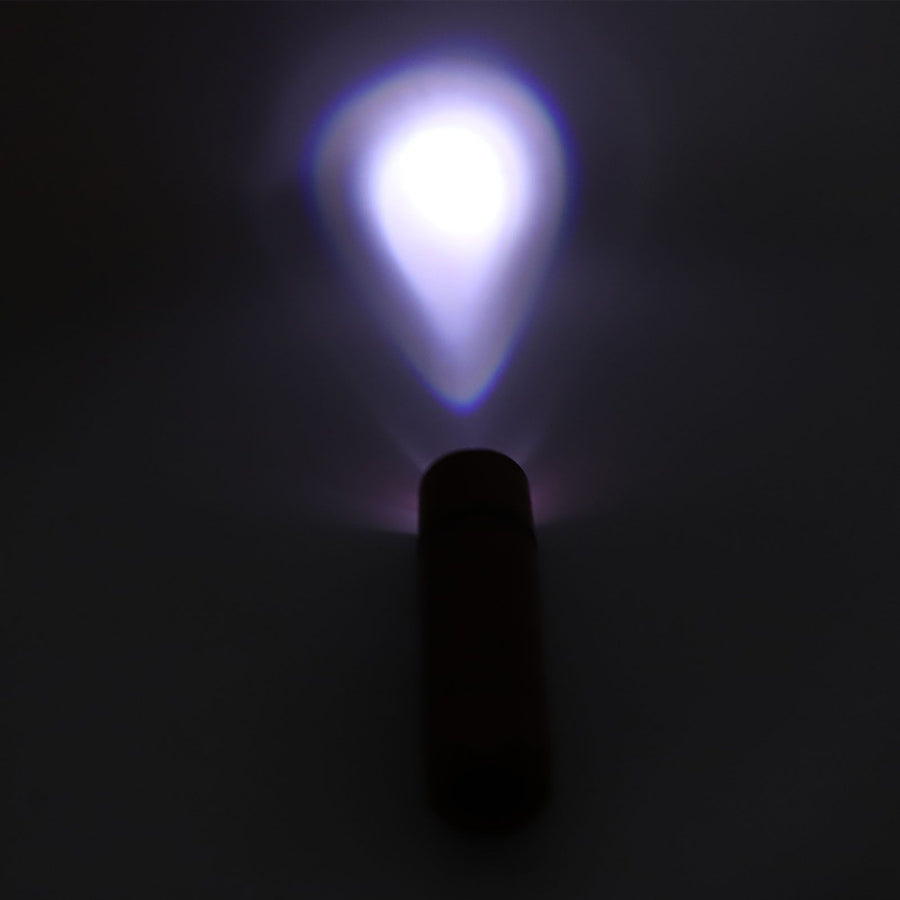LED Flashlight Wall Mounted High Brightness Battery Powered Small Emergency Flashlight for Hotel Home Red