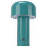 USB Mushroom Light Modern Simple Blue Mushroom USB Rechargeable Desk Lamp Small Night Light for Bar Restaurant Bedroom