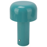 USB Mushroom Light Modern Simple Blue Mushroom USB Rechargeable Desk Lamp Small Night Light for Bar Restaurant Bedroom