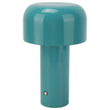 USB Mushroom Light Modern Simple Blue Mushroom USB Rechargeable Desk Lamp Small Night Light for Bar Restaurant Bedroom - Close-Up Angle