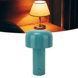 USB Mushroom Light Modern Simple Blue Mushroom USB Rechargeable Desk Lamp Small Night Light for Bar Restaurant Bedroom - Extra Image