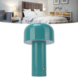 USB Mushroom Light Modern Simple Blue Mushroom USB Rechargeable Desk Lamp Small Night Light for Bar Restaurant Bedroom - Extra Image