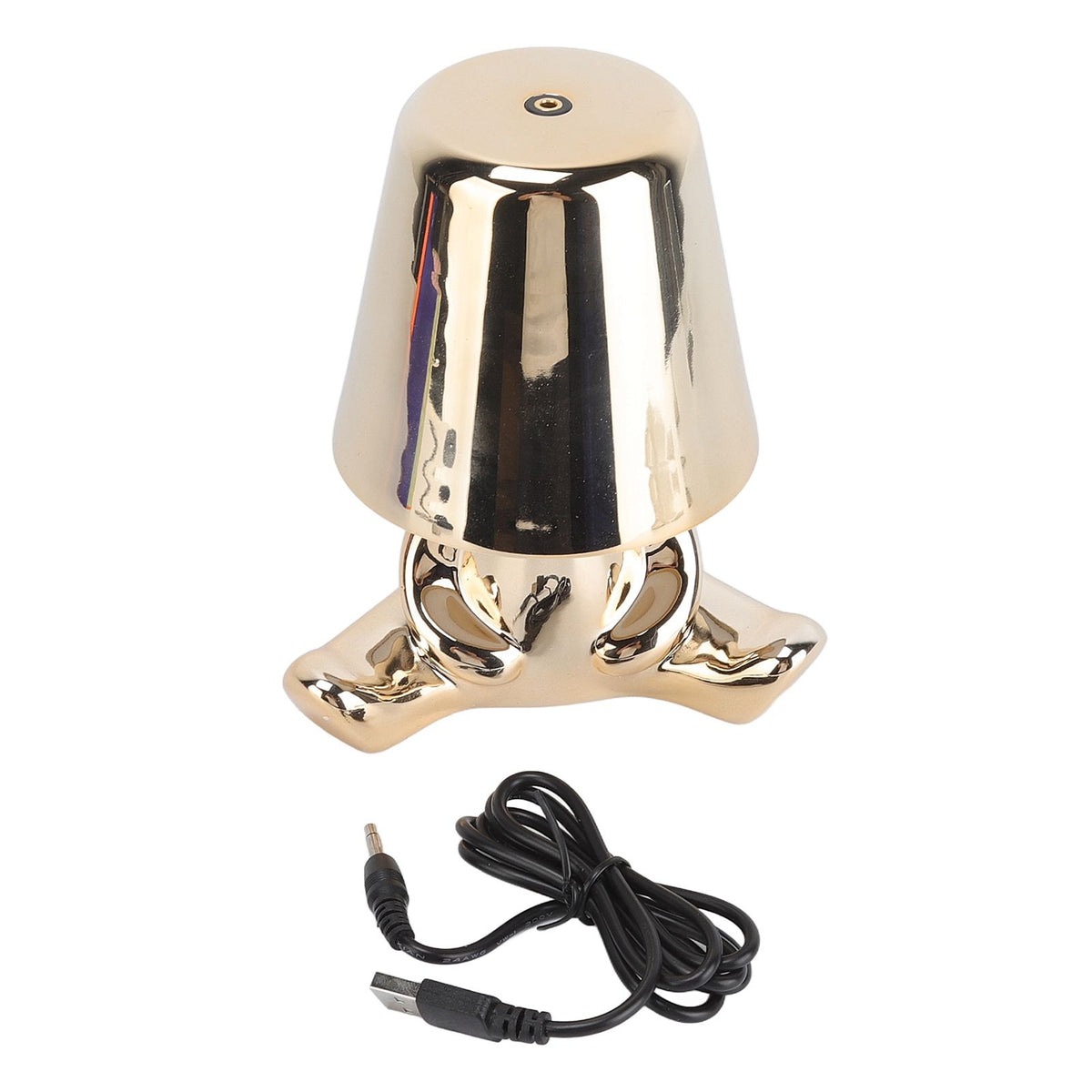 Night Lamp 3 Light Color Stepless Dimming Touch Control USB Rechargeable Bedside Light