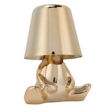 Night Lamp 3 Light Color Stepless Dimming Touch Control USB Rechargeable Bedside Light