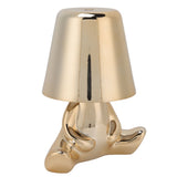 Night Lamp 3 Light Color Stepless Dimming Touch Control USB Rechargeable Bedside Light - Close-Up Angle