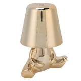 Night Lamp 3 Light Color Stepless Dimming Touch Control USB Rechargeable Bedside Light - Low Angle