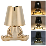 Night Lamp 3 Light Color Stepless Dimming Touch Control USB Rechargeable Bedside Light - Extra Image