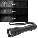 IR Flashlight Aluminum Alloy 850nm Portable Night Vision Zoom Flashlight Fit for Outdoor Hunting