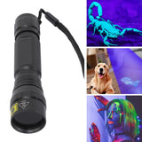 UV Flashlight Professional High Brightness 365nm UV LED Mini Flashlight for Pet Urine Detector Resin Curing