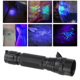 UV Flashlight Professional High Brightness 365nm UV LED Mini Flashlight for Pet Urine Detector Resin Curing