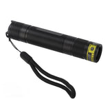 UV Flashlight LED 365nm Aluminium Alloy Battery Powered Widely Used Blacklight Flashlight for Scorpions Pet Urine Resin - Side View