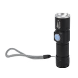 UV Flashlight 395nm Super Bright Ultra Violet Black Light LED Flashlight for Money Inspection Cat Moss Detection - 45-Degree Angle
