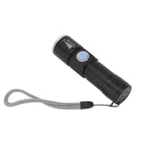 UV Flashlight 395nm Super Bright Ultra Violet Black Light LED Flashlight for Money Inspection Cat Moss Detection - Close-Up Angle