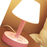 Table Lamp Creative Multifunctional Conversion Socket Desk Lamp Power Strip for Dormitory Computer CN 110‑250V - Front View