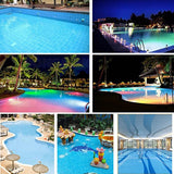 LED Pool Light IP68 Waterproof Underwater Pool Lamp with Wall Mounting Plate AC 12V 15W - Extra Image