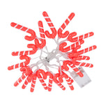 9.8ft 20LED Christmas Candy Cane String Lights J Shape LED String Lights for Room Decoration Holiday Festival