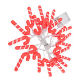 9.8ft 20LED Christmas Candy Cane String Lights J Shape LED String Lights for Room Decoration Holiday Festival