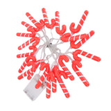 9.8ft 20LED Christmas Candy Cane String Lights J Shape LED String Lights for Room Decoration Holiday Festival