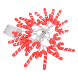 9.8ft 20LED Christmas Candy Cane String Lights J Shape LED String Lights for Room Decoration Holiday Festival