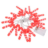 9.8ft 20LED Christmas Candy Cane String Lights J Shape LED String Lights for Room Decoration Holiday Festival