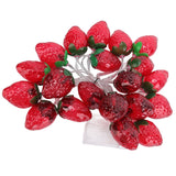 9.8ft 20LEDs Fruit String Lights Battery Operated Strawberry Lamp String Lights for Christmas Parties