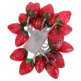 9.8ft 20LEDs Fruit String Lights Battery Operated Strawberry Lamp String Lights for Christmas Parties - Extra Image