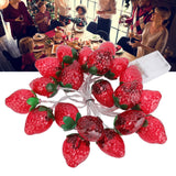 9.8ft 20LEDs Fruit String Lights Battery Operated Strawberry Lamp String Lights for Christmas Parties - Extra Image