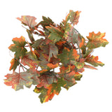 LED Maple Leaves String Light Plastic 2.2m 20LEDs Warm Light Autumn Decoration for Festival Party Garden
