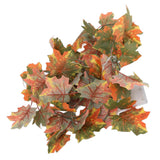 LED Maple Leaves String Light Plastic 2.2m 20LEDs Warm Light Autumn Decoration for Festival Party Garden