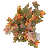 LED Maple Leaves String Light Plastic 2.2m 20LEDs Warm Light Autumn Decoration for Festival Party Garden