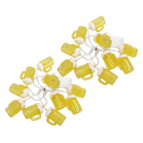 2pcs Beer String Lights 6.5ft 10LED Holiday Party Decorative String Lights for Indoor Outdoor