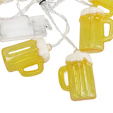 2pcs Beer String Lights 6.5ft 10LED Holiday Party Decorative String Lights for Indoor Outdoor