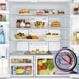 Refrigerator Thermometers Large Dial Fridge Freezer Thermometer with Hook - Side View