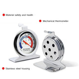 Refrigerator Thermometers Large Dial Fridge Freezer Thermometer with Hook - 45-Degree Angle