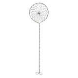 Fondue Sieve Stainless Steel Fondue Strainer with Long Handle Kitchen Colander - Front View