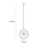 Fondue Sieve Stainless Steel Fondue Strainer with Long Handle Kitchen Colander - Side View