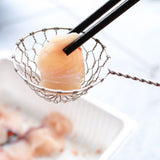 Fondue Sieve Stainless Steel Fondue Strainer with Long Handle Kitchen Colander