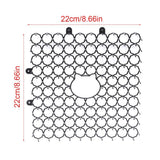 Anti Cat Thorn Pad Plastic Pet Drive Pad Gardening Cat And Dog Repellent Pad - Rear View