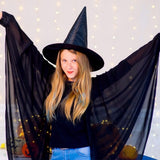 Halloween Witch Hat Halloween Witch Costume Accessory for Halloween Party Favor - Close-Up Angle