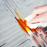 3 Sided Splatter Guard Kitchen Splatter Shield Foldable Oil Proof Plate Board Aluminum Foil Oil Guard