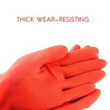56cm Latex Gauntlets Aquarium Fish Tank Industrial Thick Protective Gloves Wear Resistant Gloves - Close-Up Angle