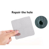 Screen Door Repair Stickers Home Curtains Fill Hole Network Window Screens Anti Mosquito Repair Tablets Mosquito Net - Rear View