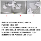 Screen Door Repair Stickers Home Curtains Fill Hole Network Window Screens Anti Mosquito Repair Tablets Mosquito Net - Extra Image