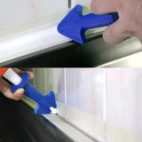 4 pcs Caulking Tool Sealant Finishing Tools Rubber Caulking Finisher Nozzle for Kitchen Bathroom Window Tiles Bricks