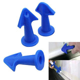 4 pcs Caulking Tool Sealant Finishing Tools Rubber Caulking Finisher Nozzle for Kitchen Bathroom Window Tiles Bricks - Low Angle