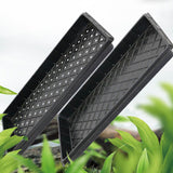 2PCS Plant Growing Trays Garden Seed Nursery Trays Plastic Propagation Trays - Top-Down View