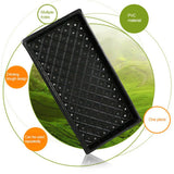 2PCS Plant Growing Trays Garden Seed Nursery Trays Plastic Propagation Trays