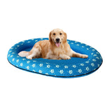 Dog Swimming Pool Floating Boat Pet Toy Inflatable Pet Floating Raft for Outdoor Water Games