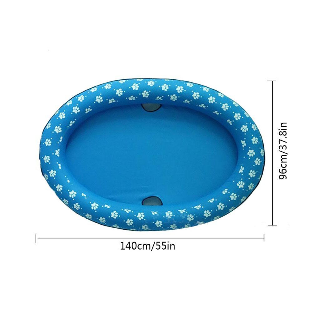 Dog Swimming Pool Floating Boat Pet Toy Inflatable Pet Floating Raft for Outdoor Water Games